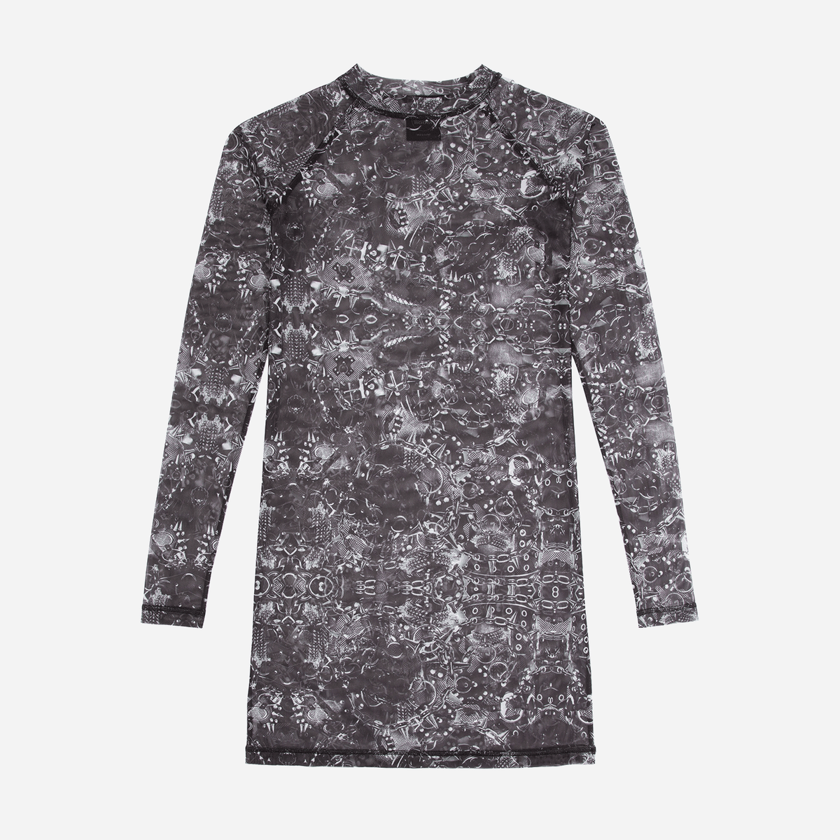 Boiler Room Chains Mesh Dress - Black - XS