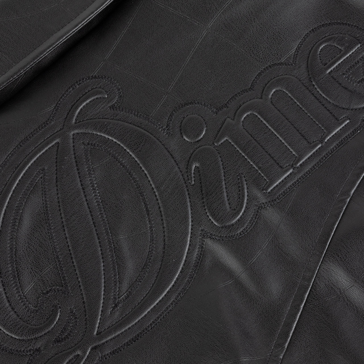 Dime Debossed Wavy Jacket - Black