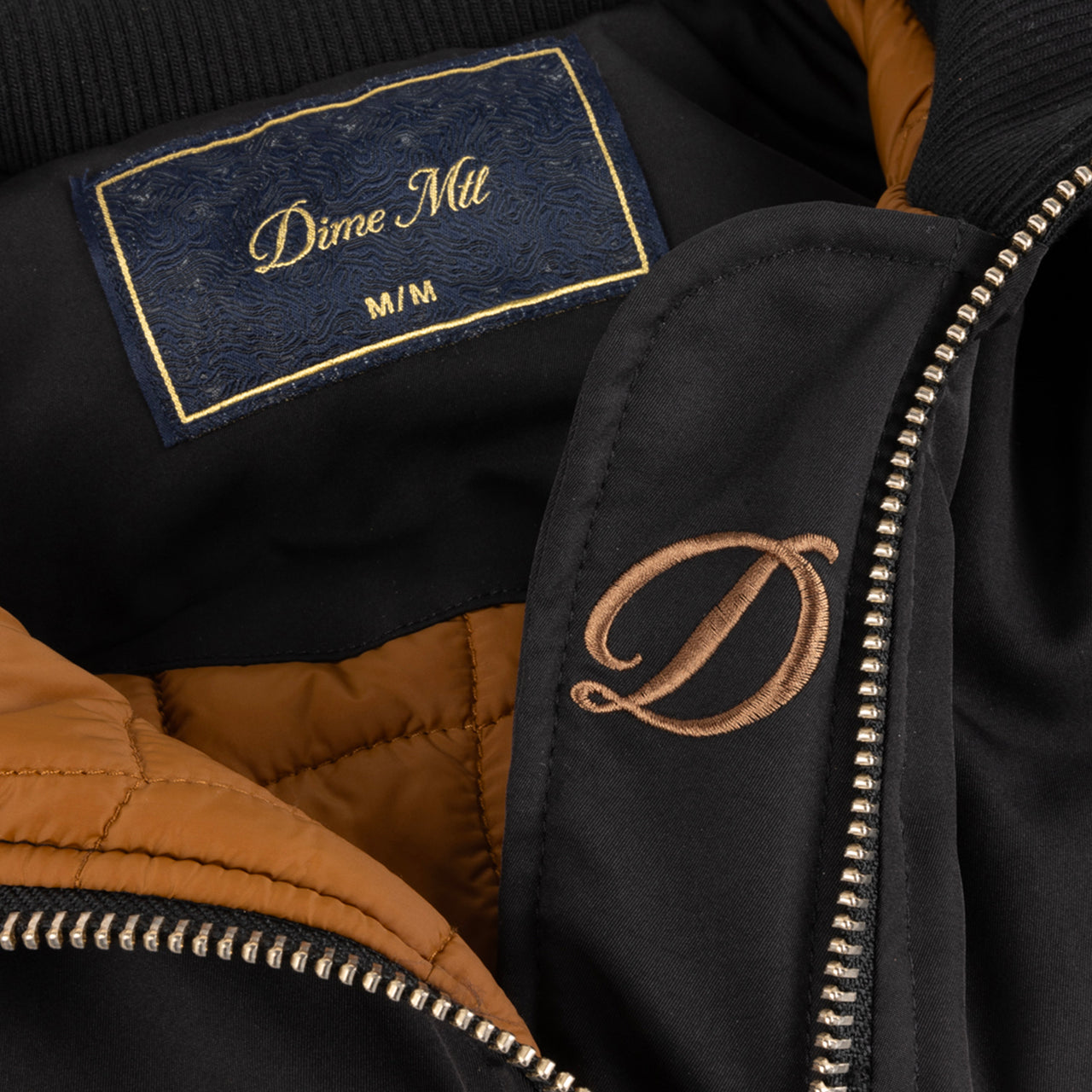 Dime Insulated Bomber - Black