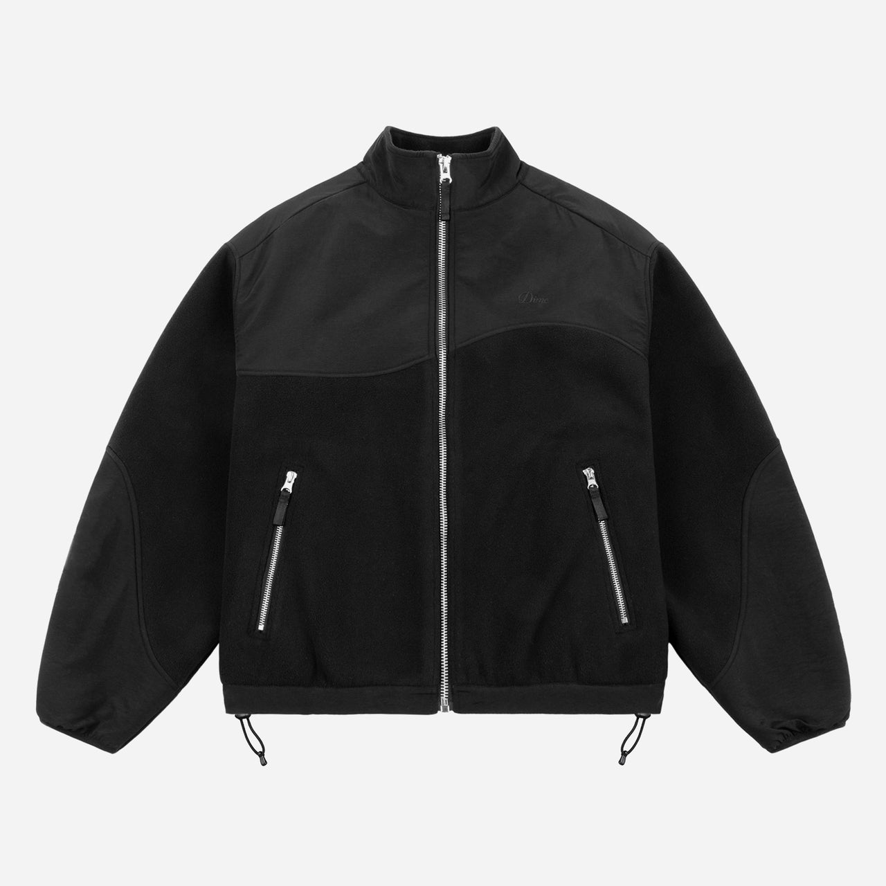 Dime Heavyweight Fleece Jacket - Black