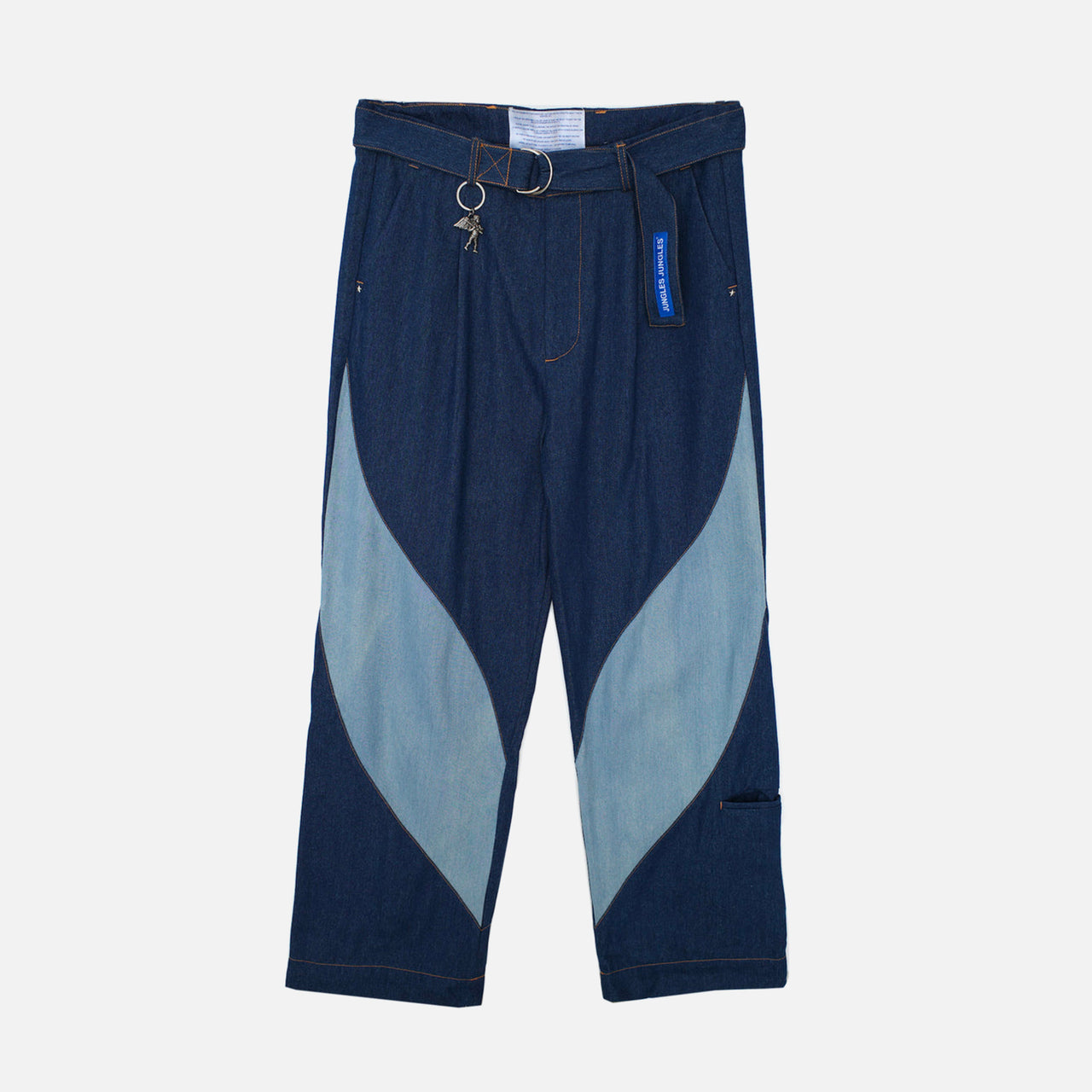 Denim Slant Pant