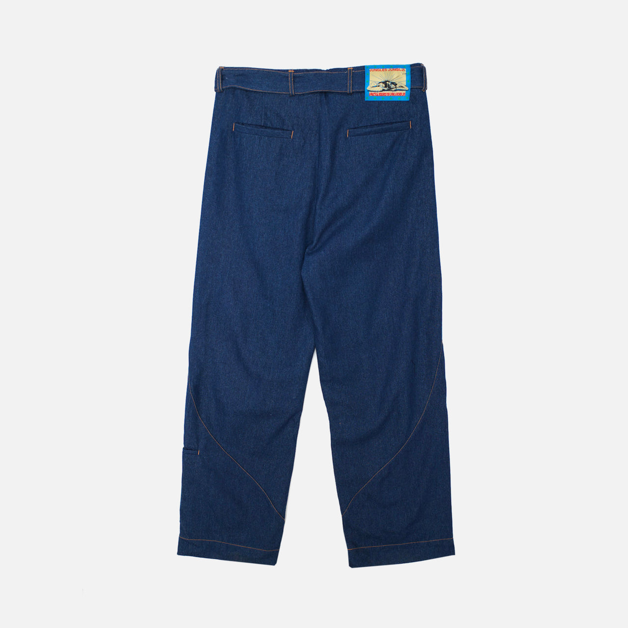 Denim Slant Pant