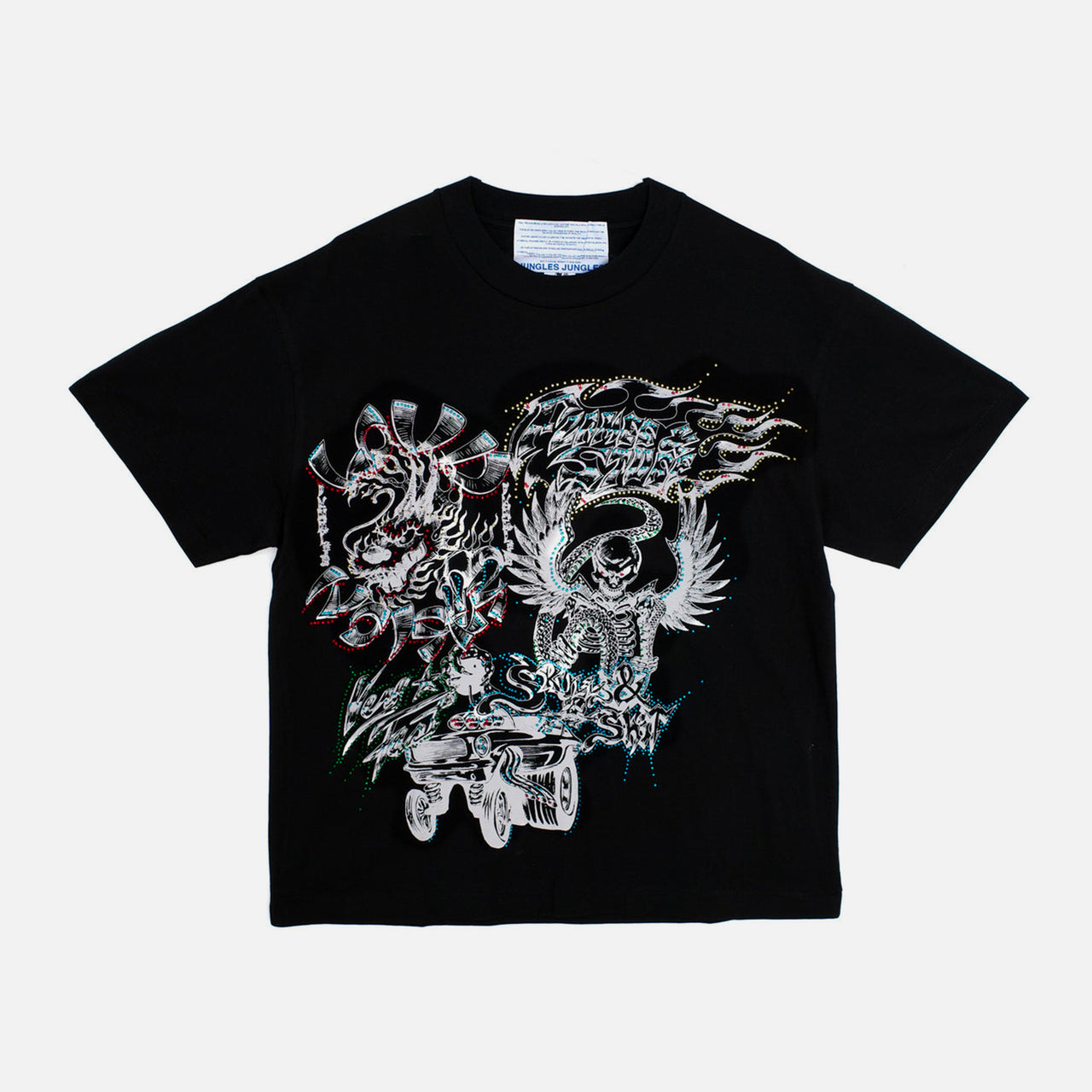 Flames & Stuff Rhinestone Tee