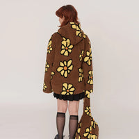 Flower Fleece Hoodie