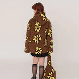 Flower Fleece Hoodie