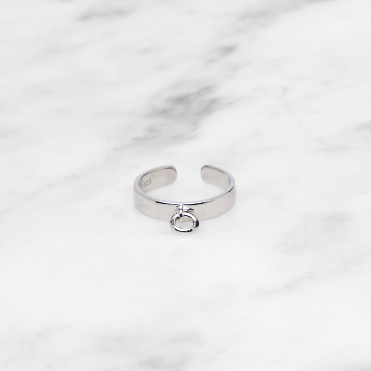 Anillo Argolla Colgante