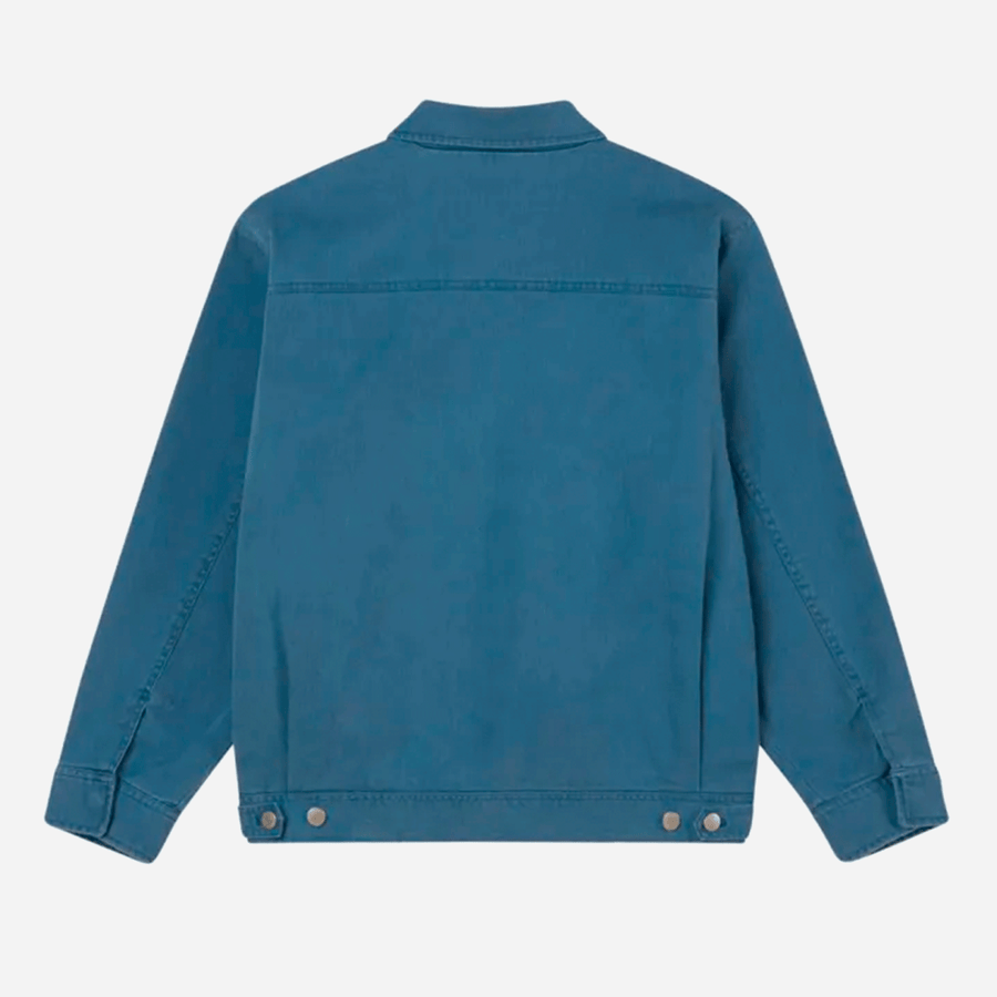 Obey Tilton Work Jacket - Dull Blue Faded Wash secondary