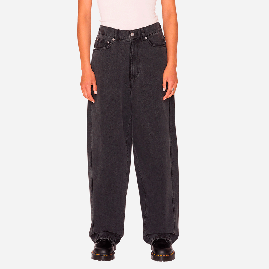 Obey Leah III Baggy Denim - Black Ash