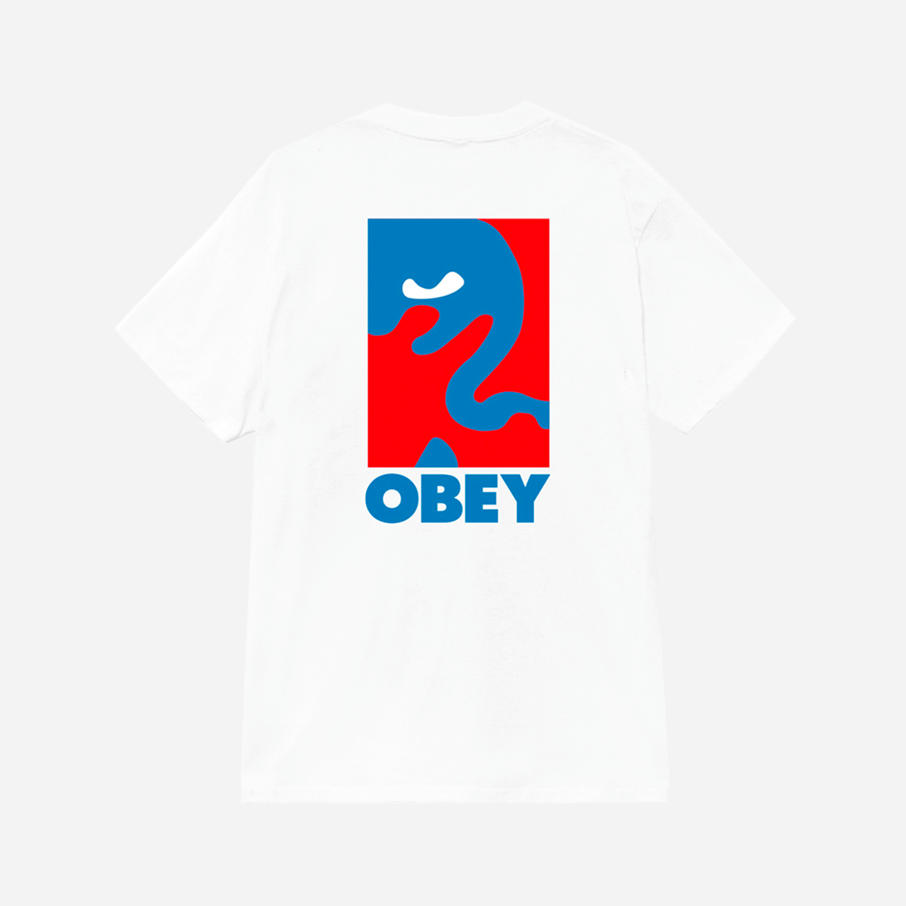 Obey Cropped Icon - White