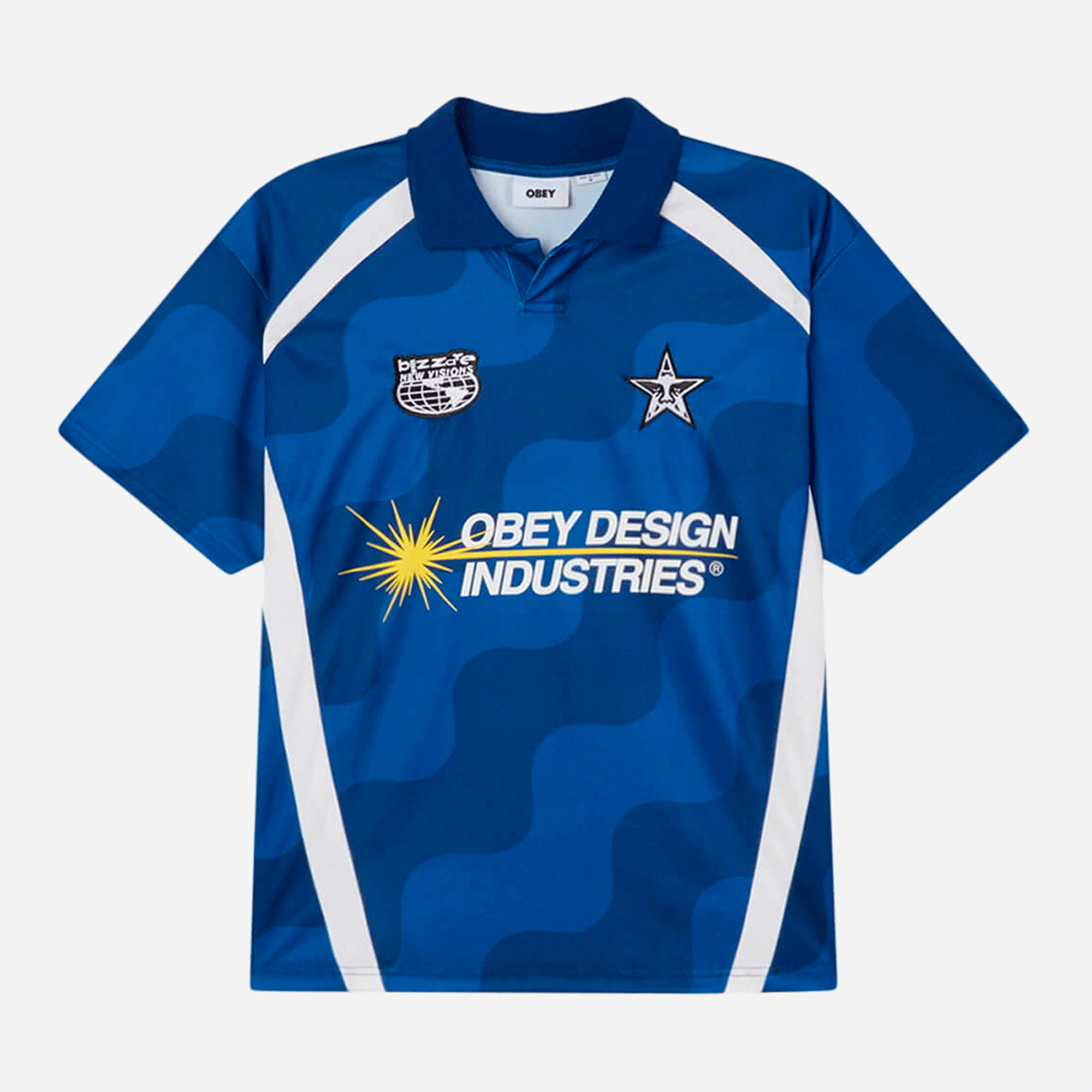 Obey Soccer Jersey – Blue Multi
