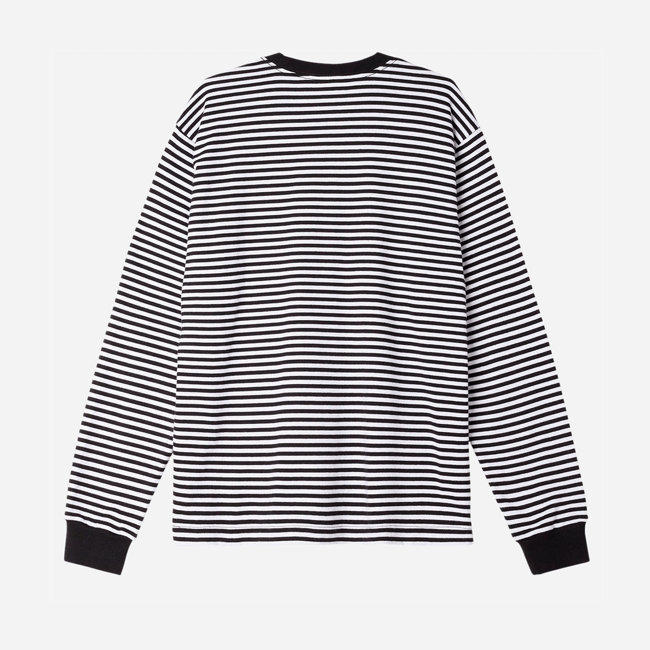 Obey Established Works Eyes Stripe Long Sleeve - Black Multi