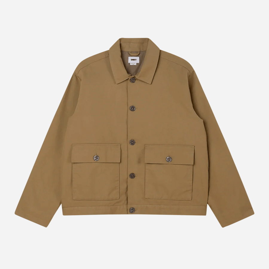 Obey Oliver Shirt Jacket - Mermaid