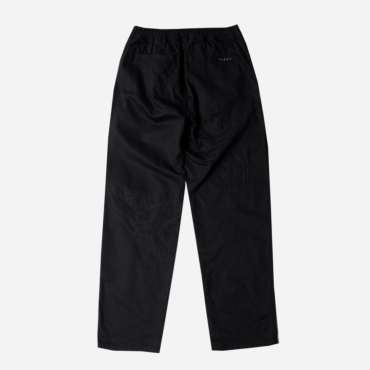 Stitched Up Duck Pants - Black