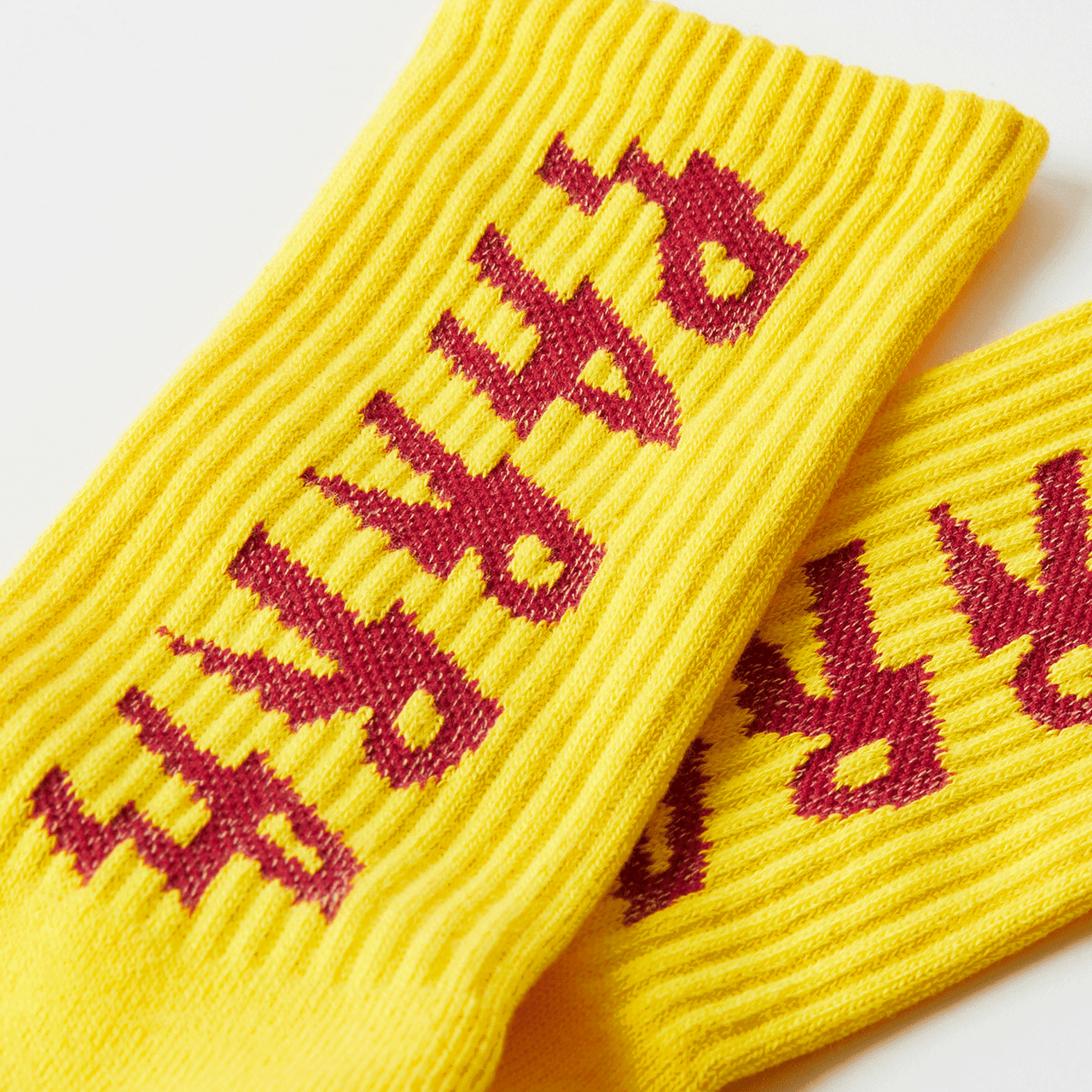 Shocker Logo Crew Socks - Yellow