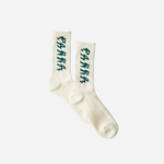 Shocker Logo Crew Socks - White