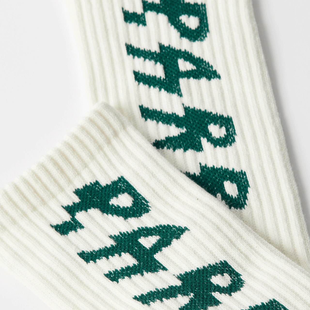 Shocker Logo Crew Socks - White