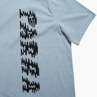 Wave Block Tremors T-Shirt - Dusty Blue