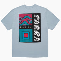 Wave Block Tremors T-Shirt - Dusty Blue