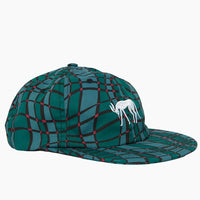 Squared Waves Pattern 6 Panel Hat - Multi