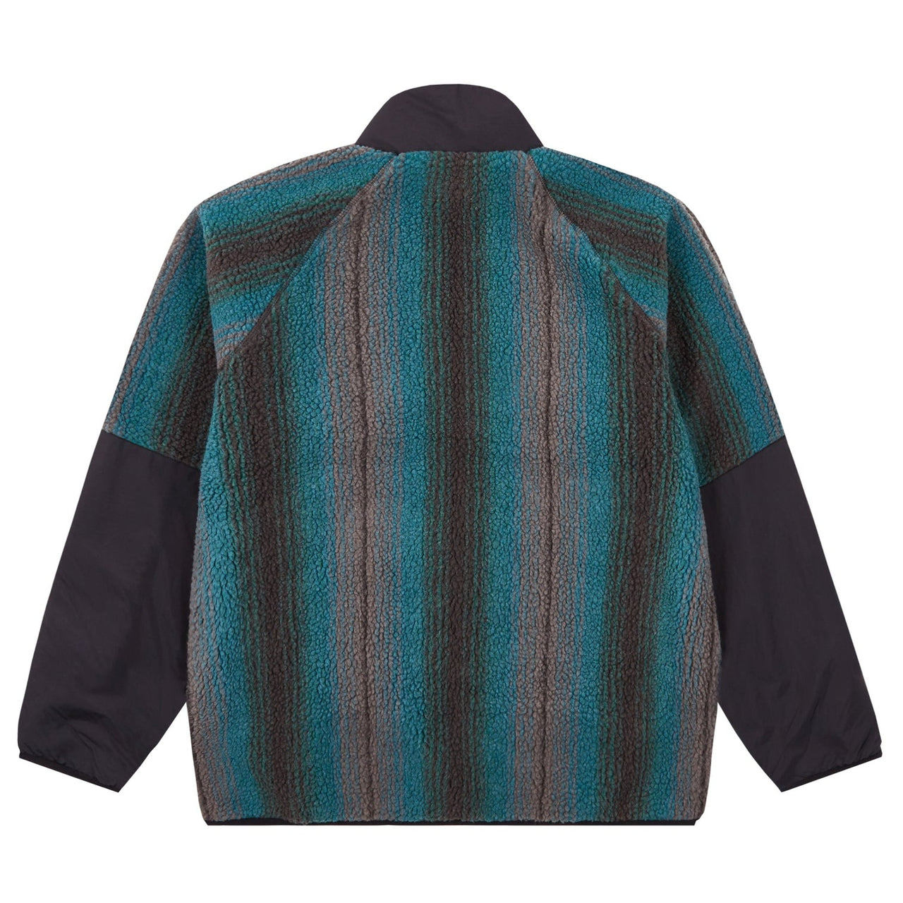 Radiant Stripe Fleece Jacket - Teal Multi