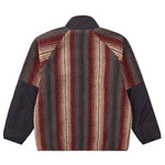 Radiant Stripe Fleece Jacket - Maroon Multi