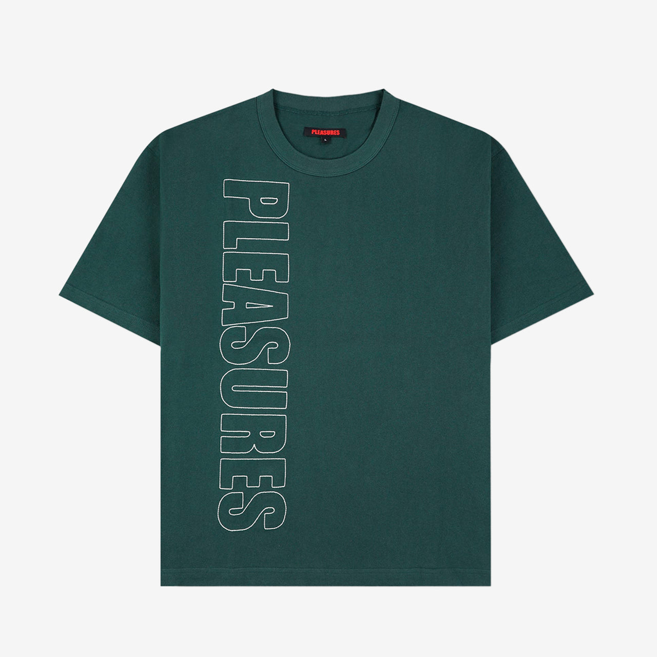 Pleasures Outline Heavyweight Shirt - Forest Green