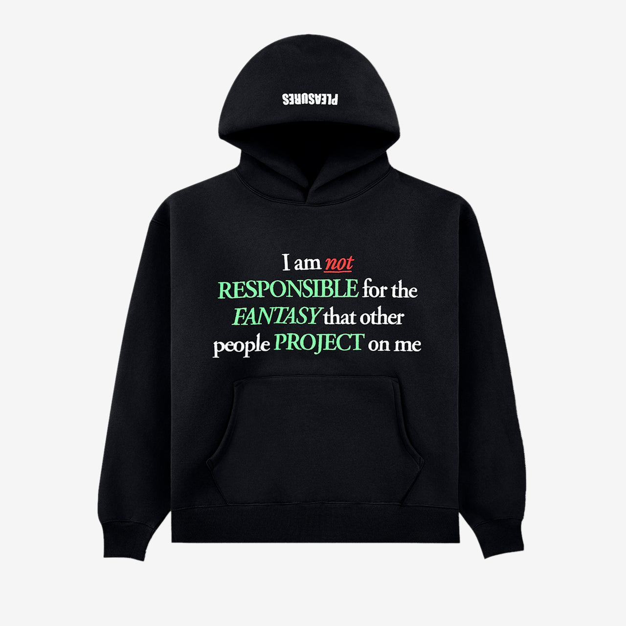 Pleasures Responsible Hoodie - Black