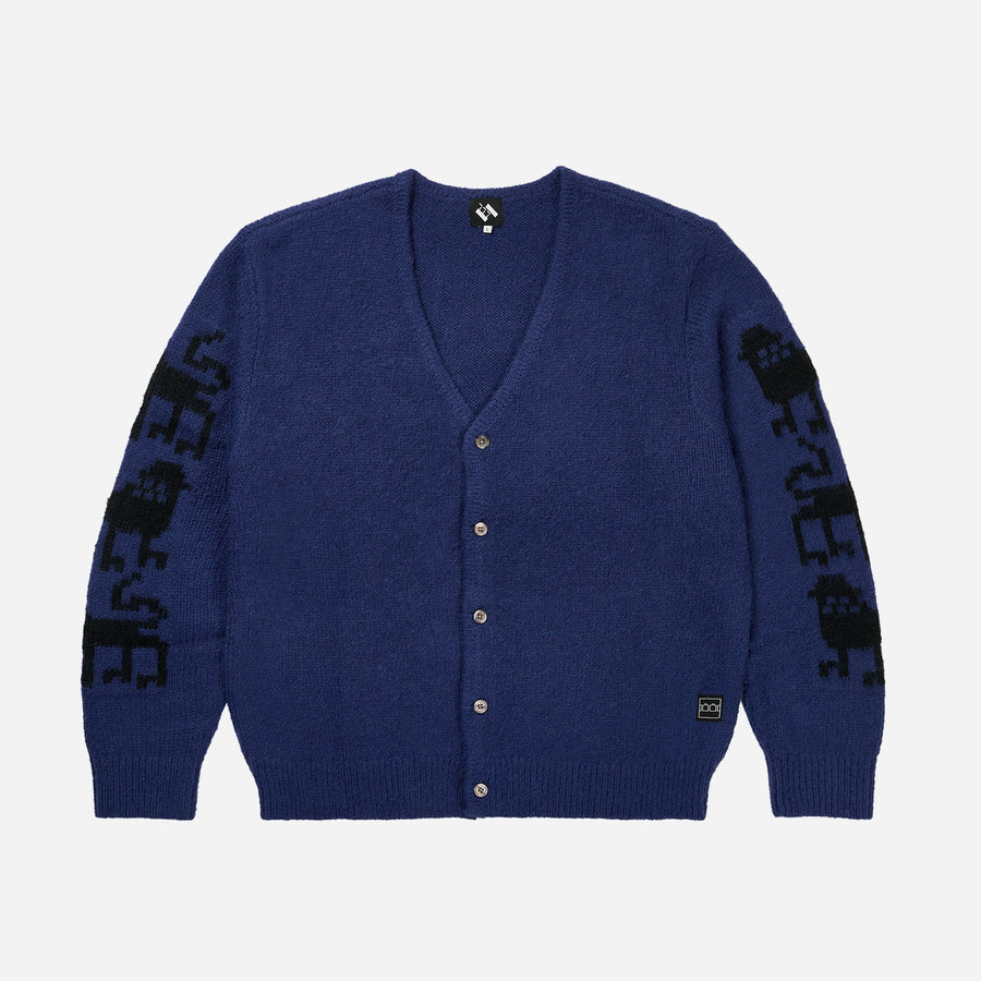 TTT Lions Cardigan - Dream Blue