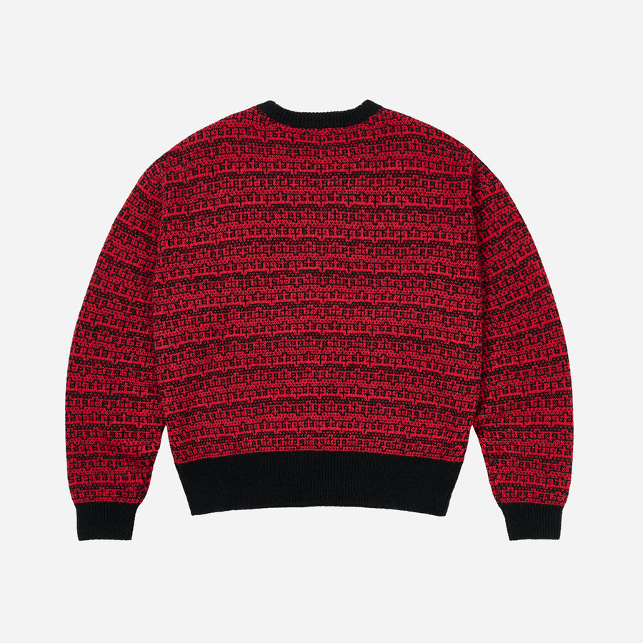 TTT Shadow Multiple Knit - Carmine Red / Black secondary