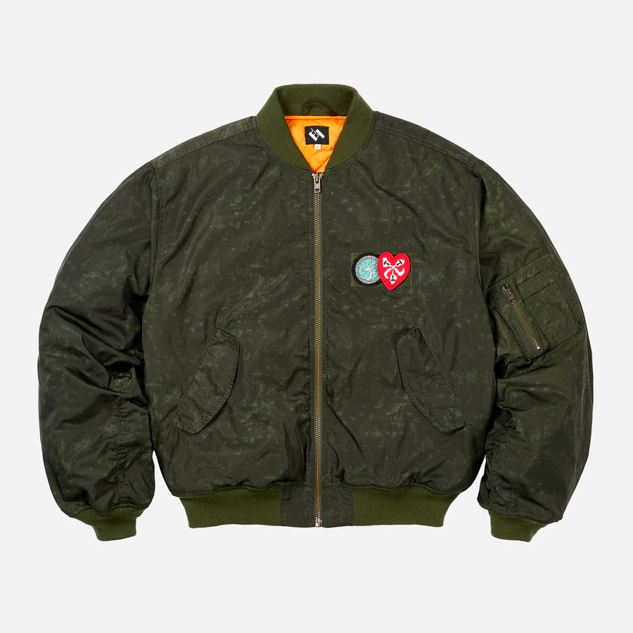 TTT Bomber Jacket - Textured Olive secondary