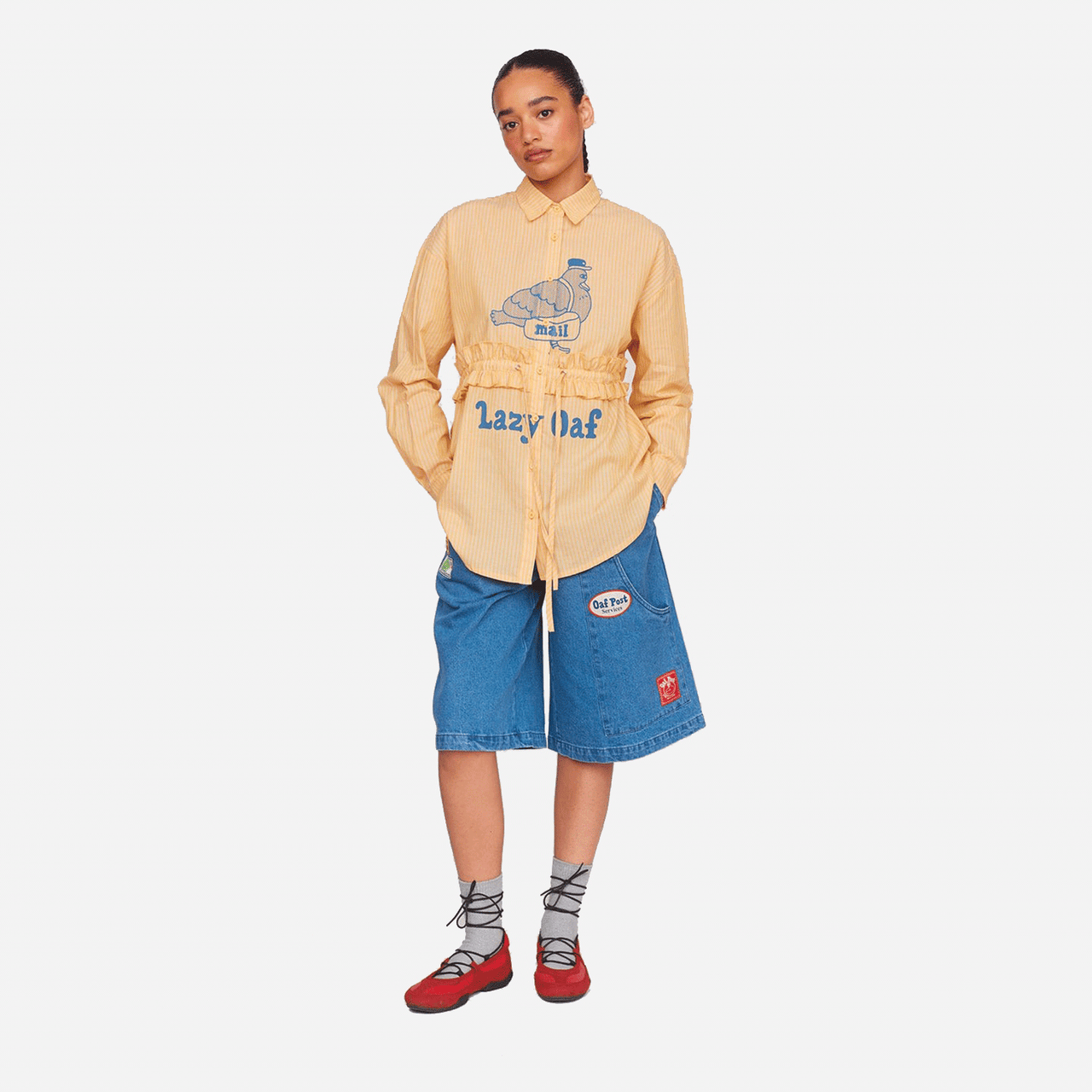 Lazy Oaf Post Service Pigeon Shirt
