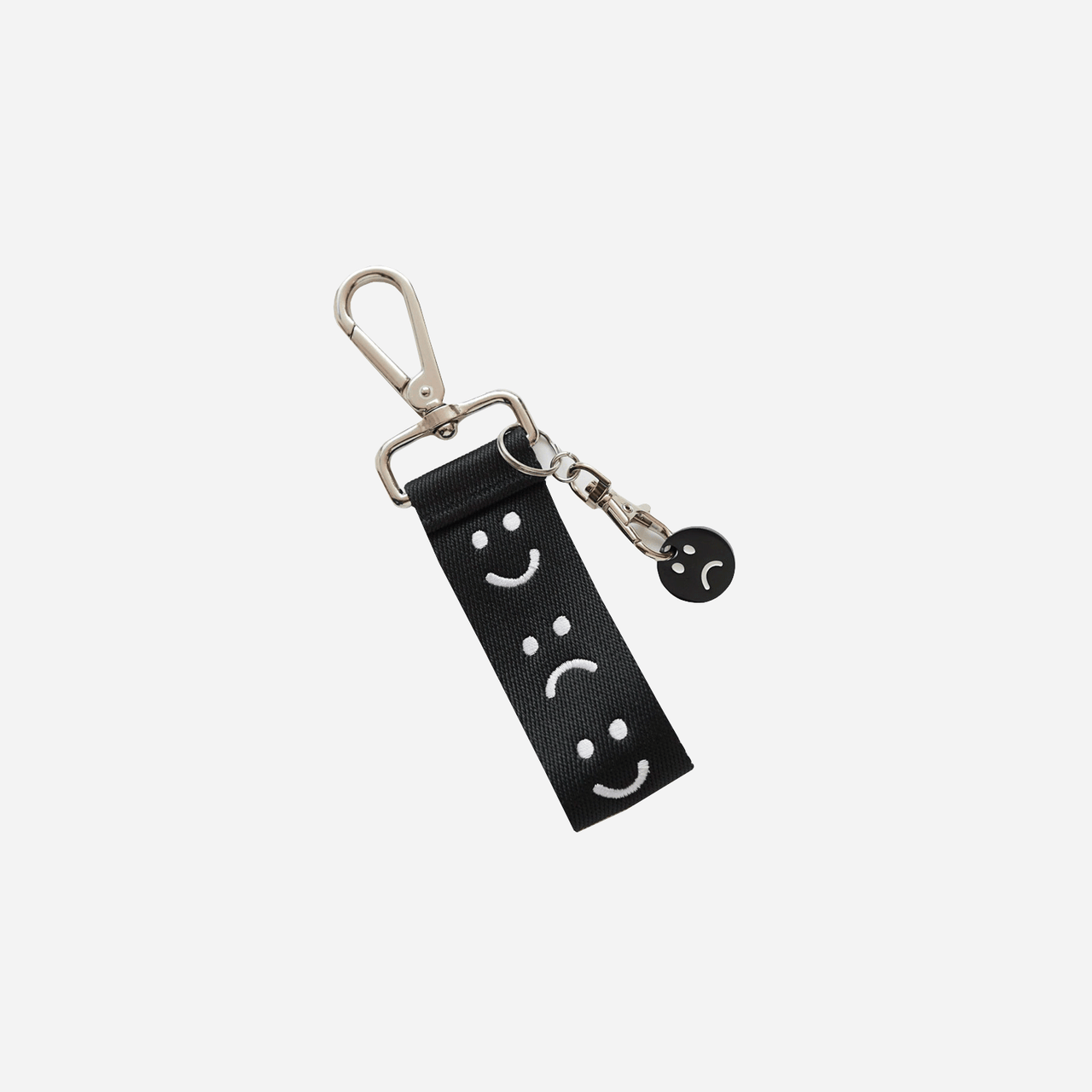 Lazy Oaf Happy Sad Keyring