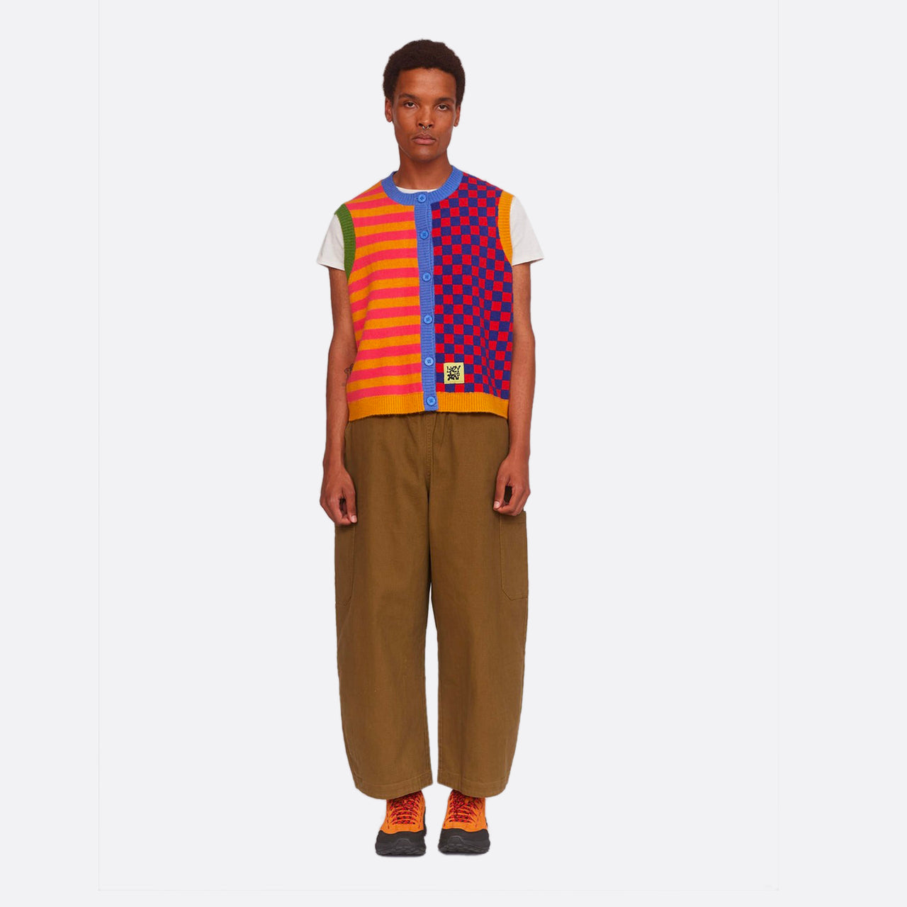 Lazy Oaf Jumbled Up Knitted Vest