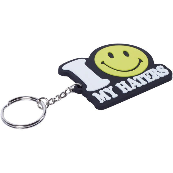 Smiley Haters Keychain