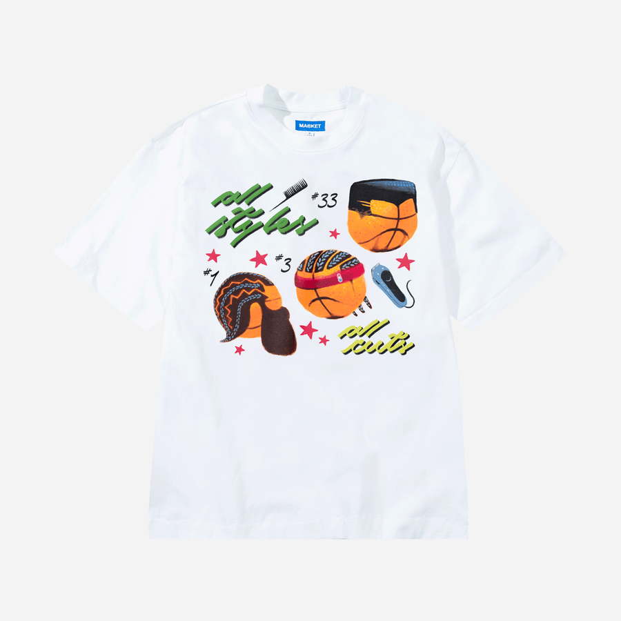 Market Classic Cuts T-Shirt - White