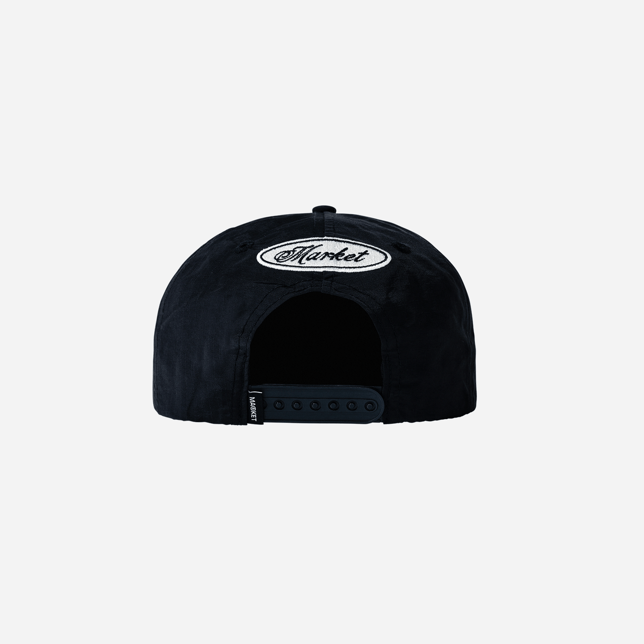 Market Stallion 5 Panel Hat - Black