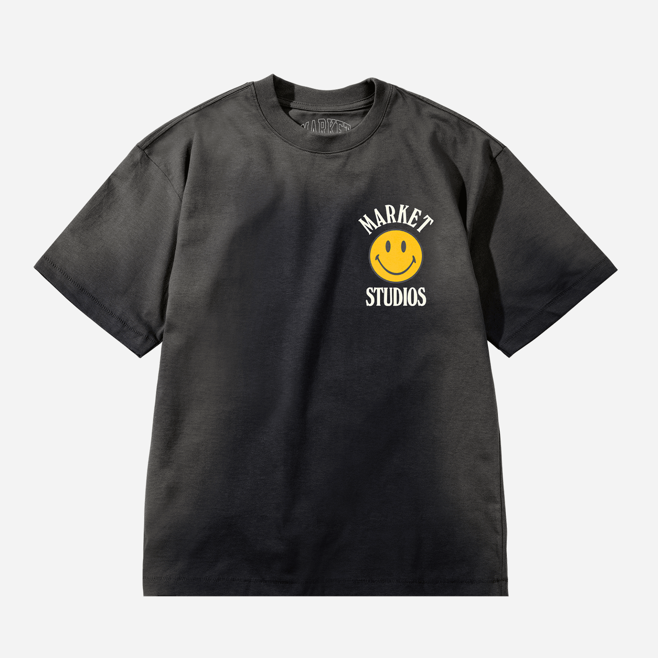 Market Upside Down Lockup T-Shirt - Jet Black