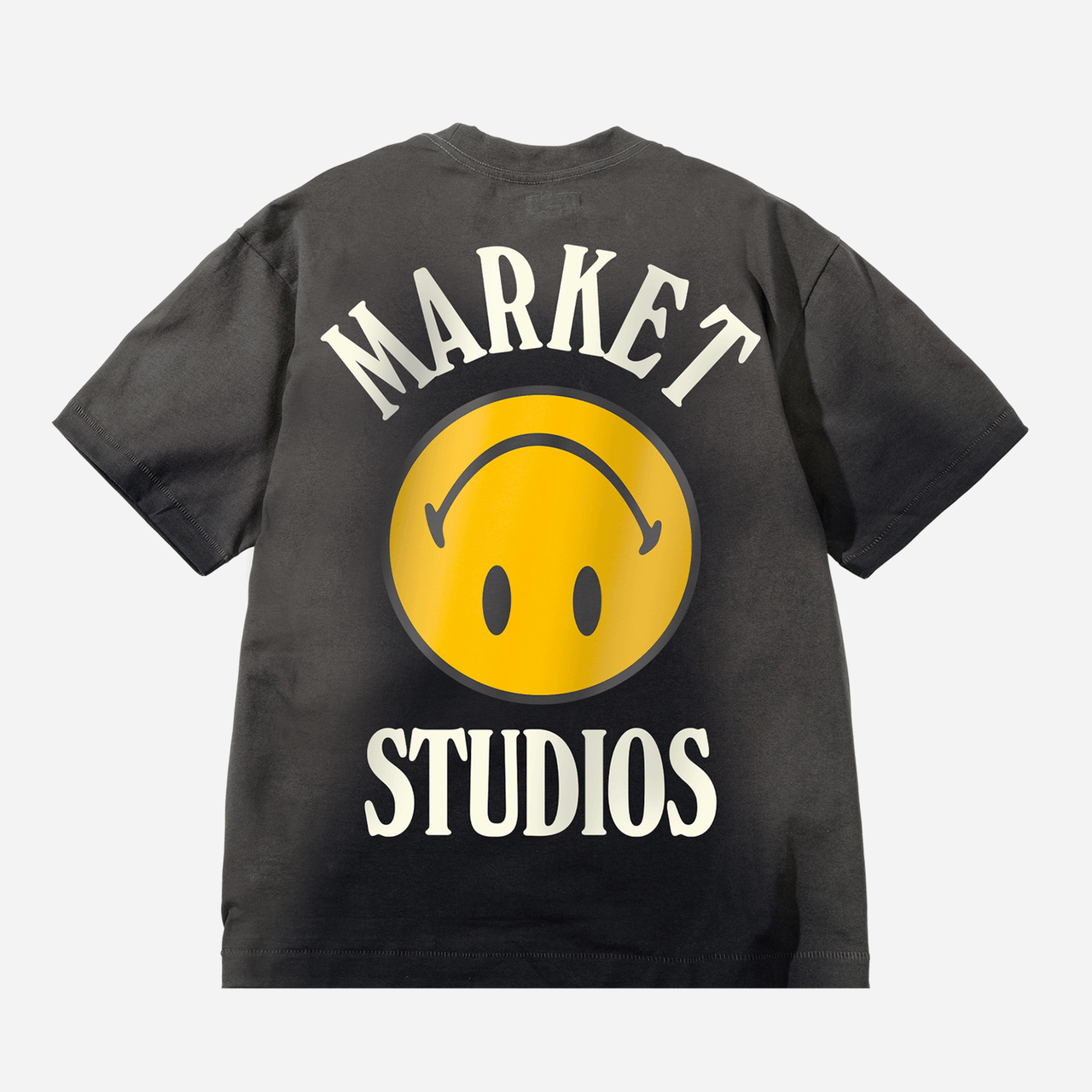 Market Upside Down Lockup T-Shirt - Jet Black