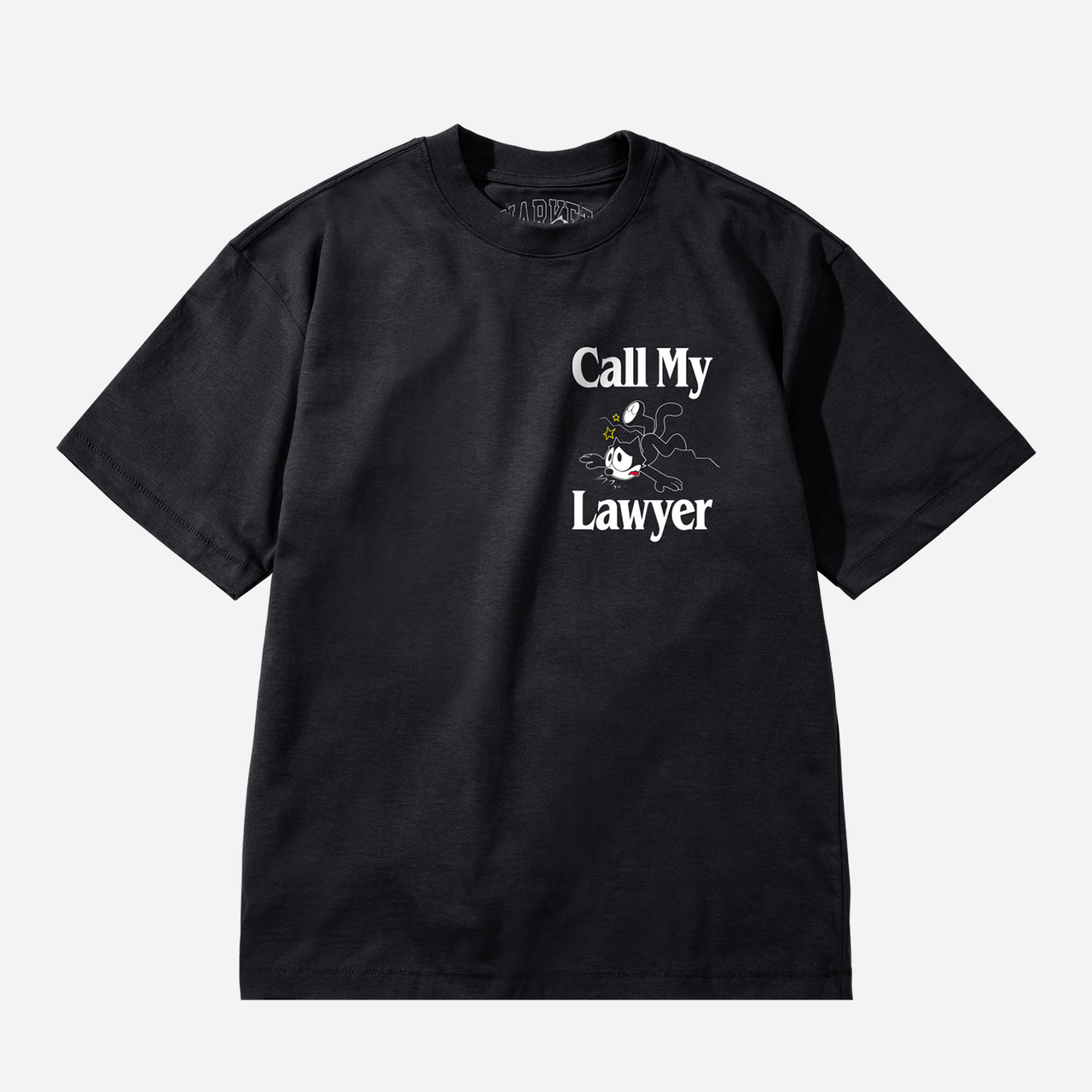 Market Felix The Cat Call My Lawyer T-Shirt - Vintage Black