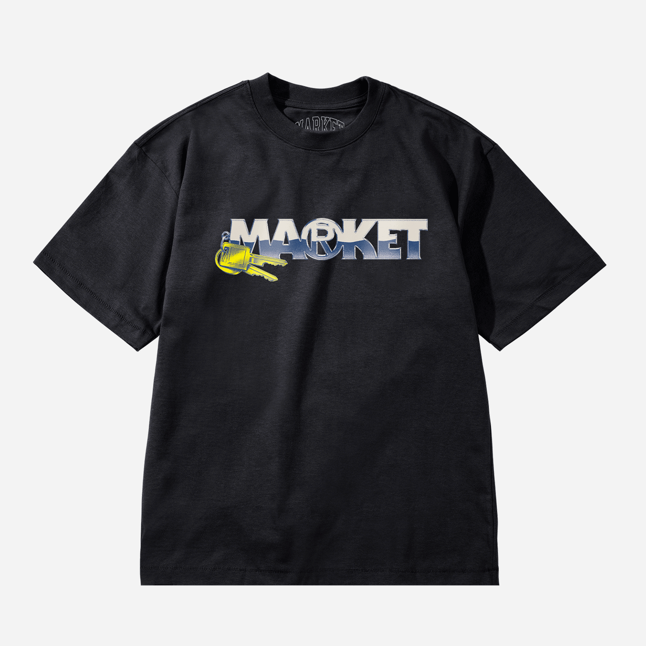 Market Turn To Start T-Shirt - Pirate Black