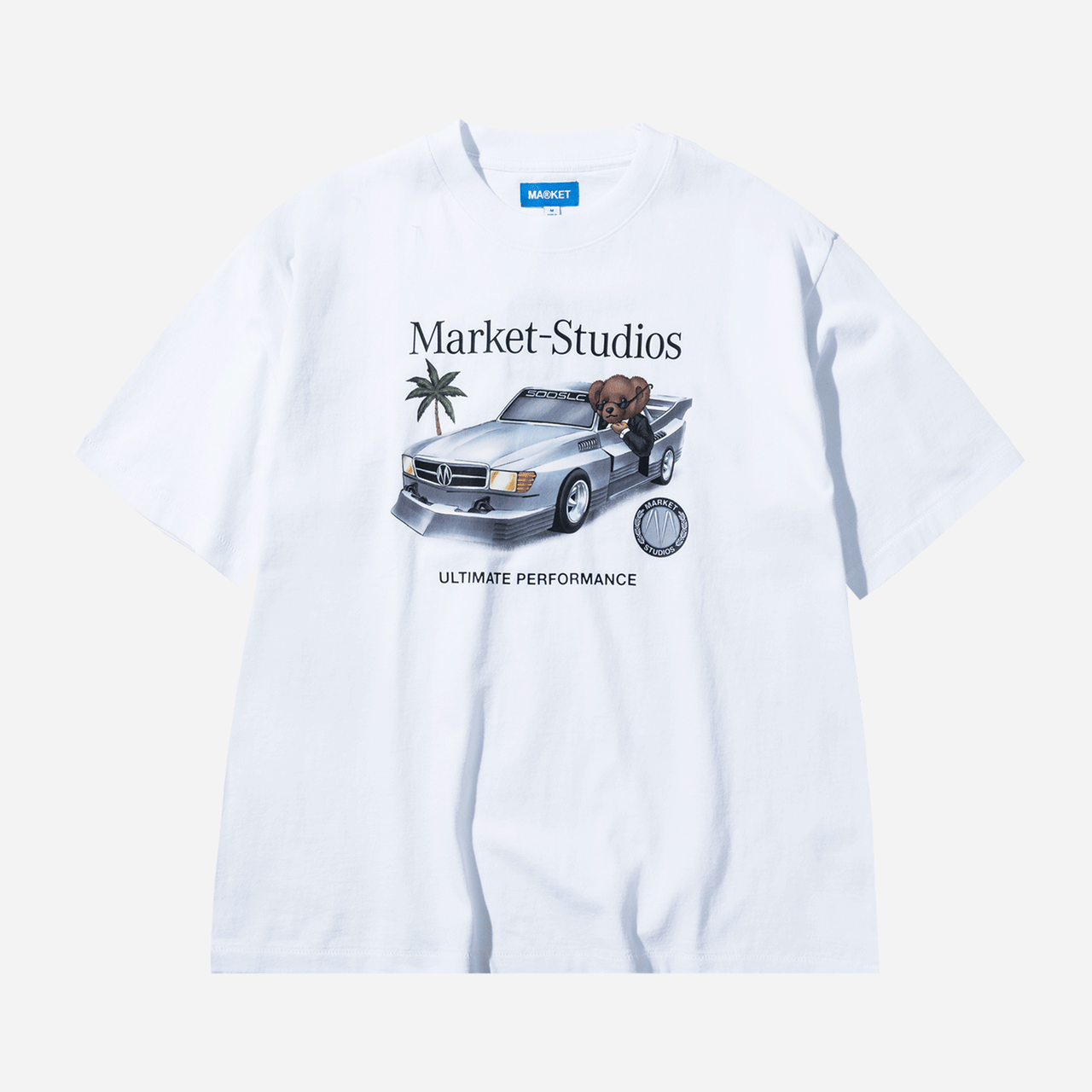 Market Des Bear T-Shirt - White