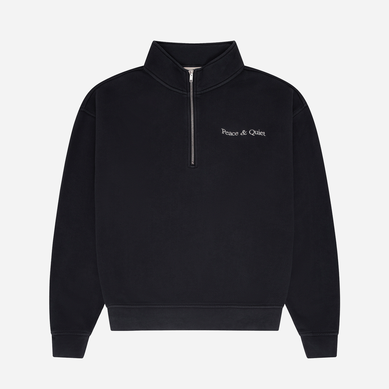 Museum Quarter Zip-Up - Black