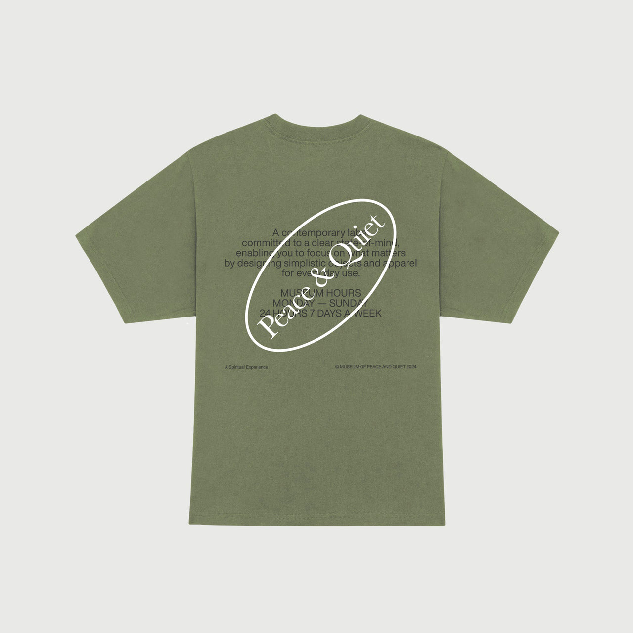 Museum Hours T-Shirt - Olive