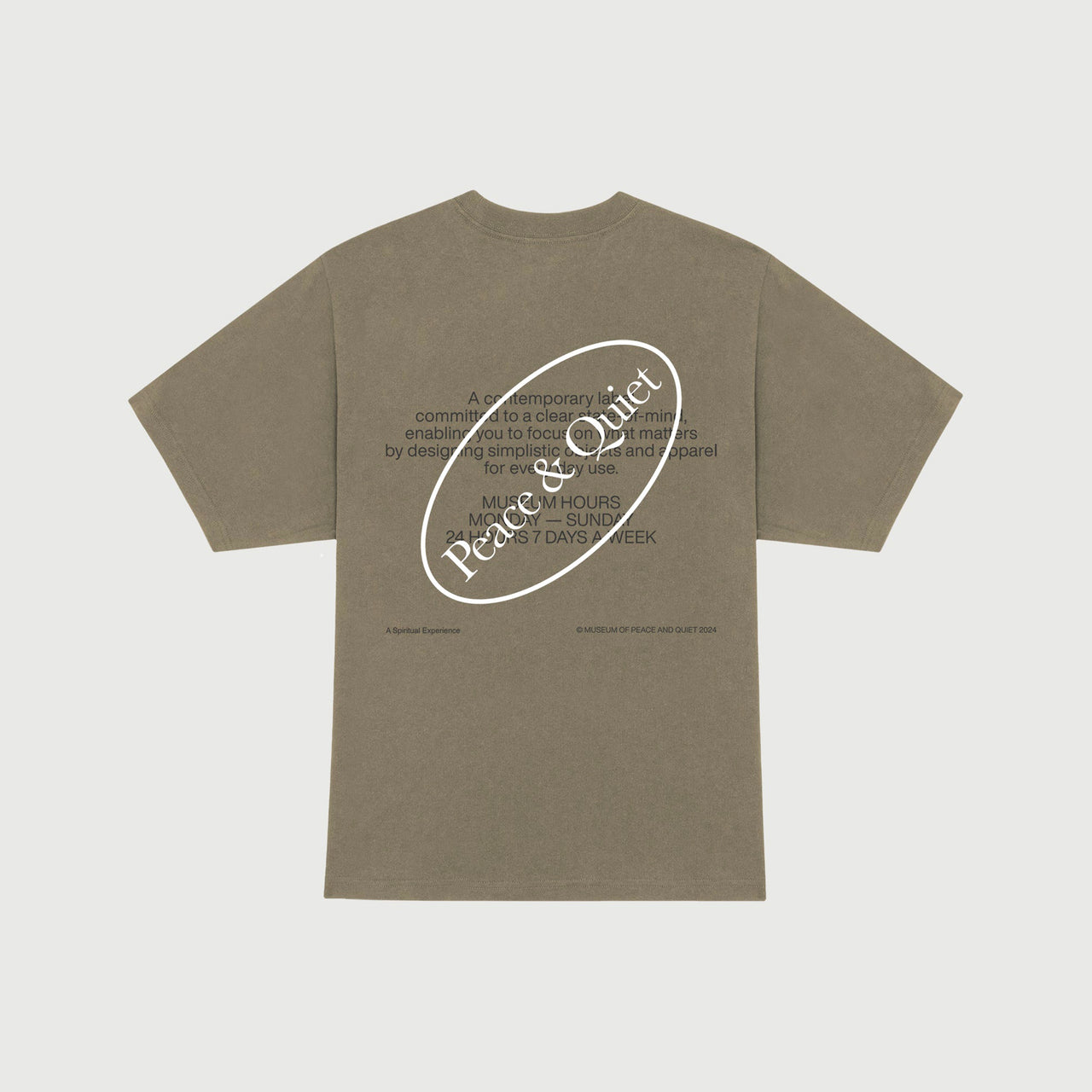 Museum Hours T-Shirt - Clay