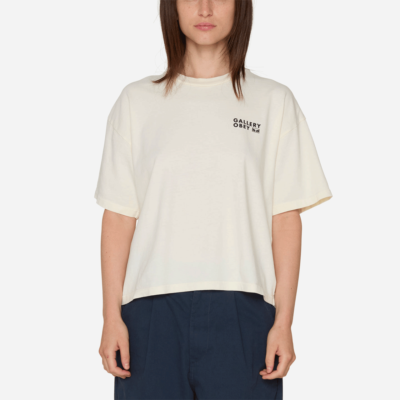 Gallery Obey Raegan T-Shirt - Unbleached