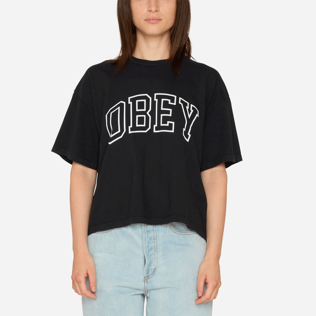 Collegiate Obey Raegan T-Shirt - Black