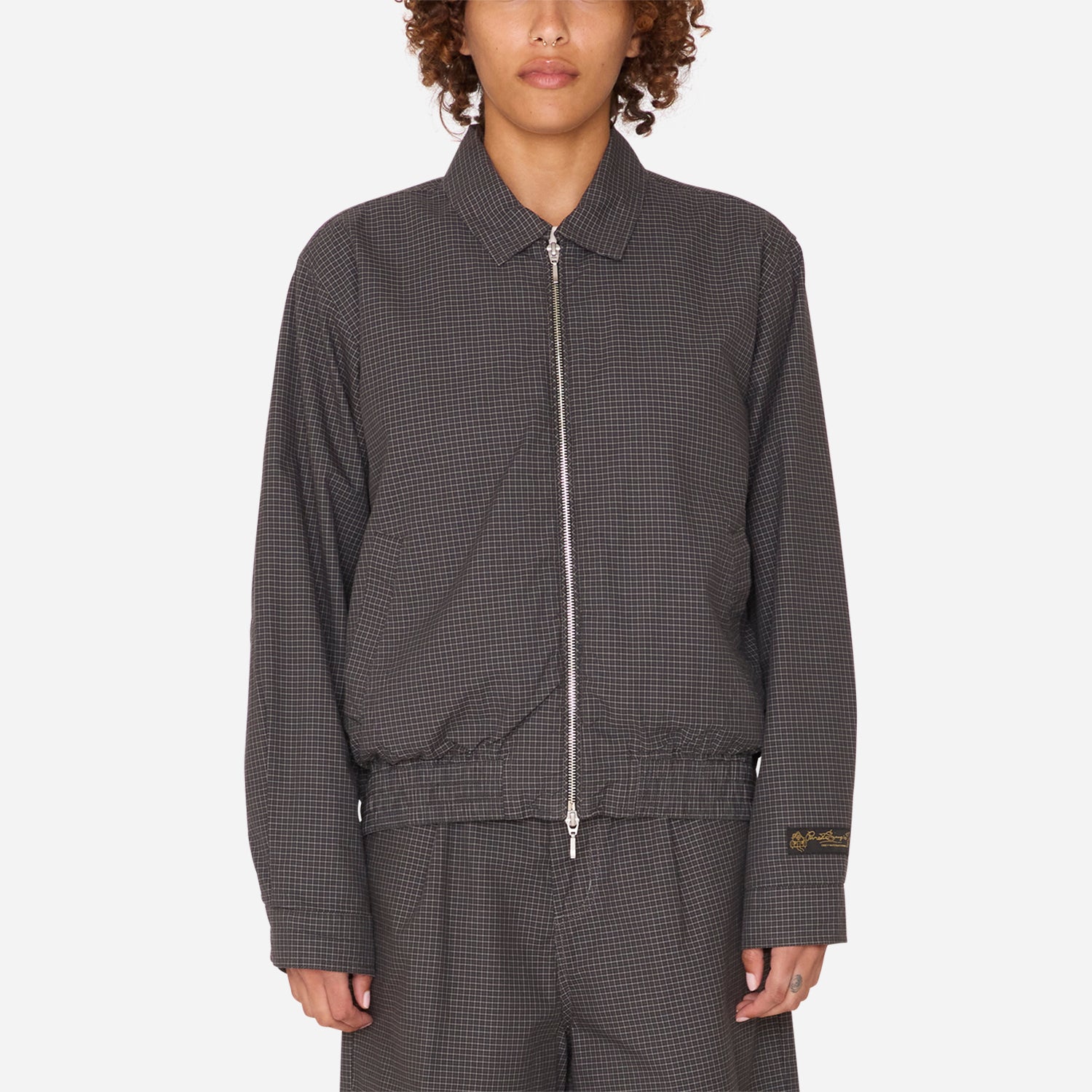 Obey Thursday Plaid Jacket - Charcoal Multi – La Plage