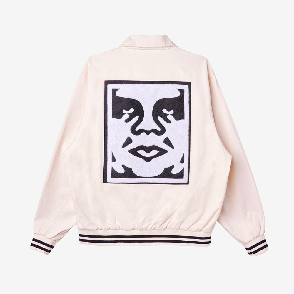 Icon Face Varsity - Unbleached