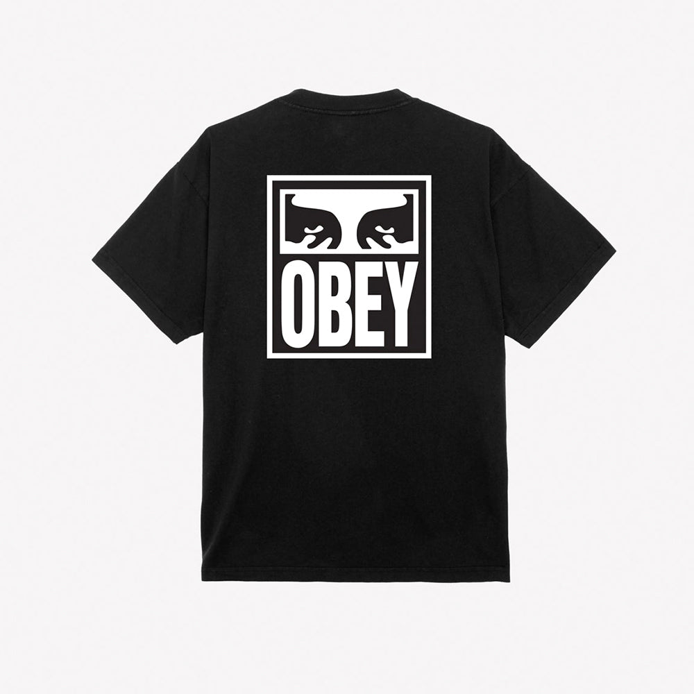 Eyes Icon II Heavyweight T-Shirt - Jet Black