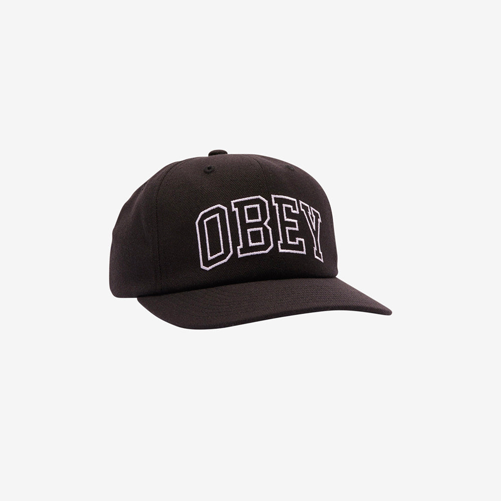 Academy 6 Panel - Black